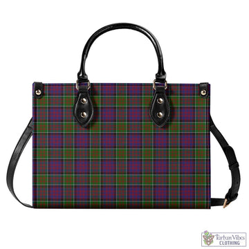 MacDonald of Clan Ranald Modern Tartan Luxury Leather Handbags