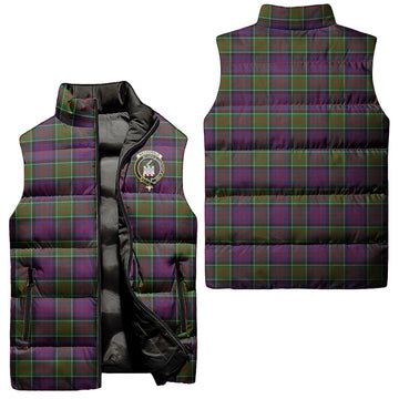 MacDonald of Clan Ranald Modern Tartan Sleeveless Puffer Jacket with Family Crest