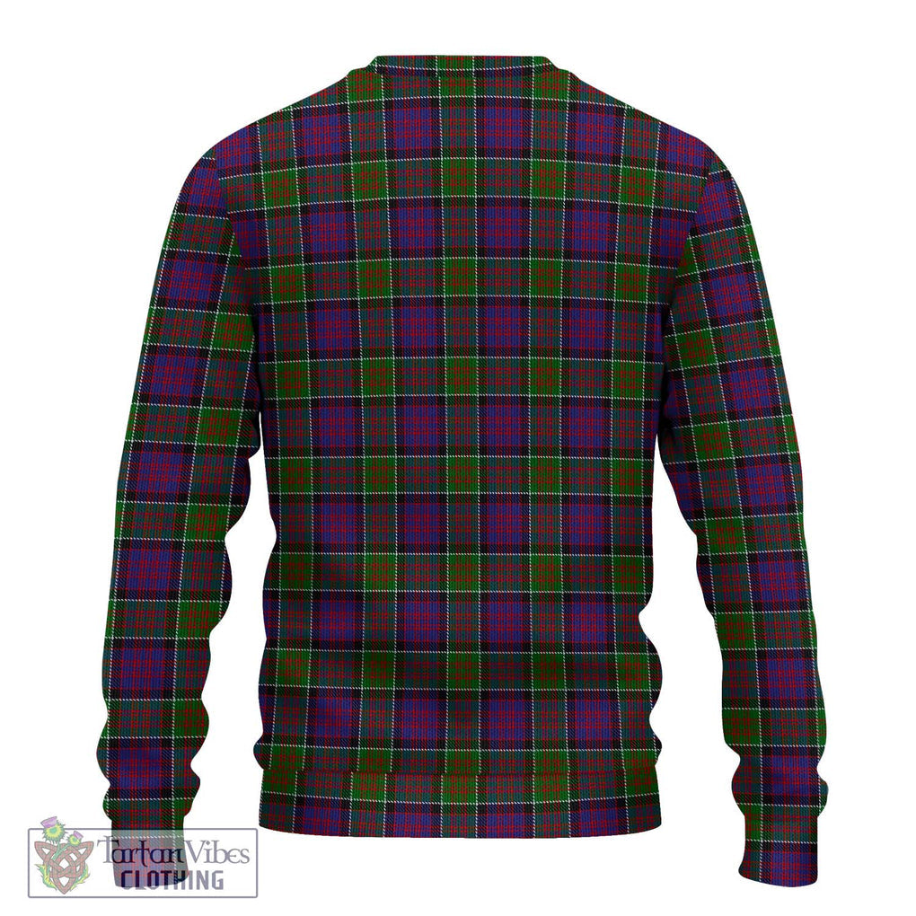 MacDonald of Clan Ranald Modern Tartan Knitted Sweater with Family Crest DNA In Me Style - Tartanvibesclothing Shop