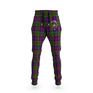 MacDonald of Clan Ranald Modern Tartan Joggers Pants with Family Crest