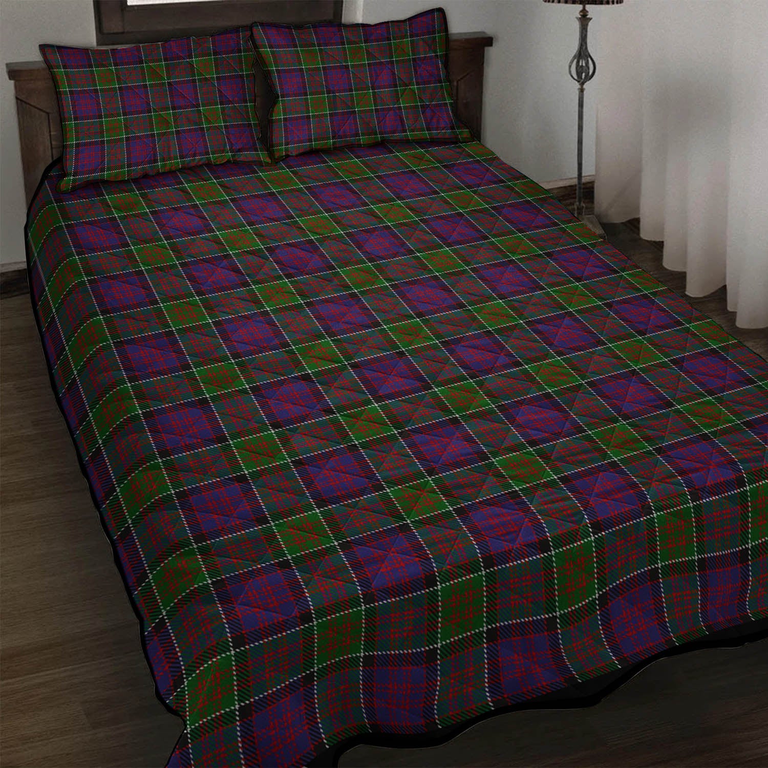 MacDonald of Clan Ranald Modern Tartan Quilt Bed Set - Tartan Vibes Clothing