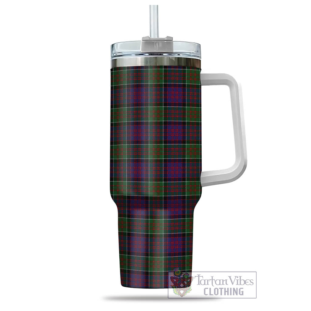 Tartan Vibes Clothing MacDonald of Clan Ranald Modern Tartan Tumbler with Handle