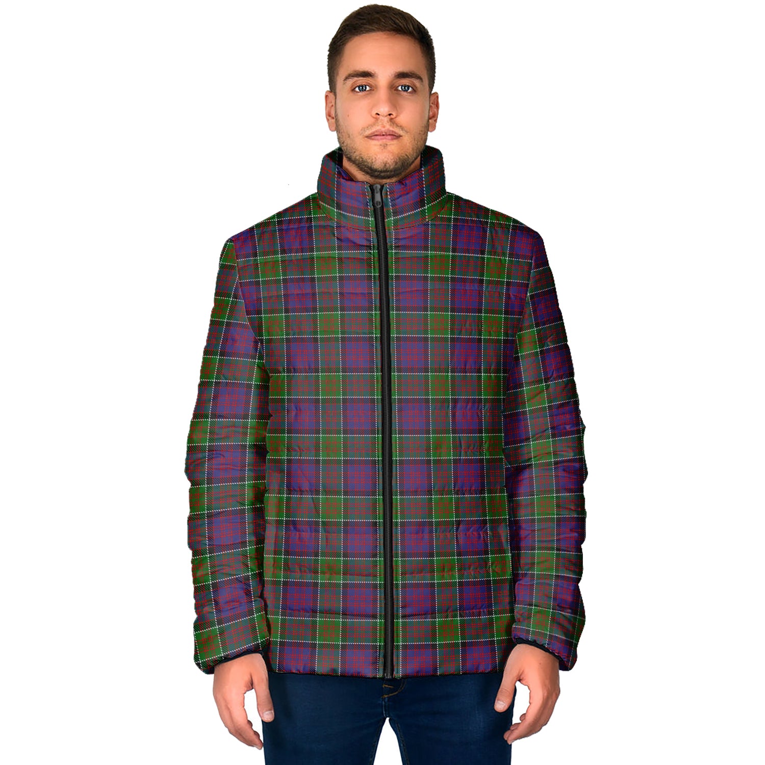 MacDonald of Clan Ranald Modern Tartan Padded Jacket - Tartan Vibes Clothing