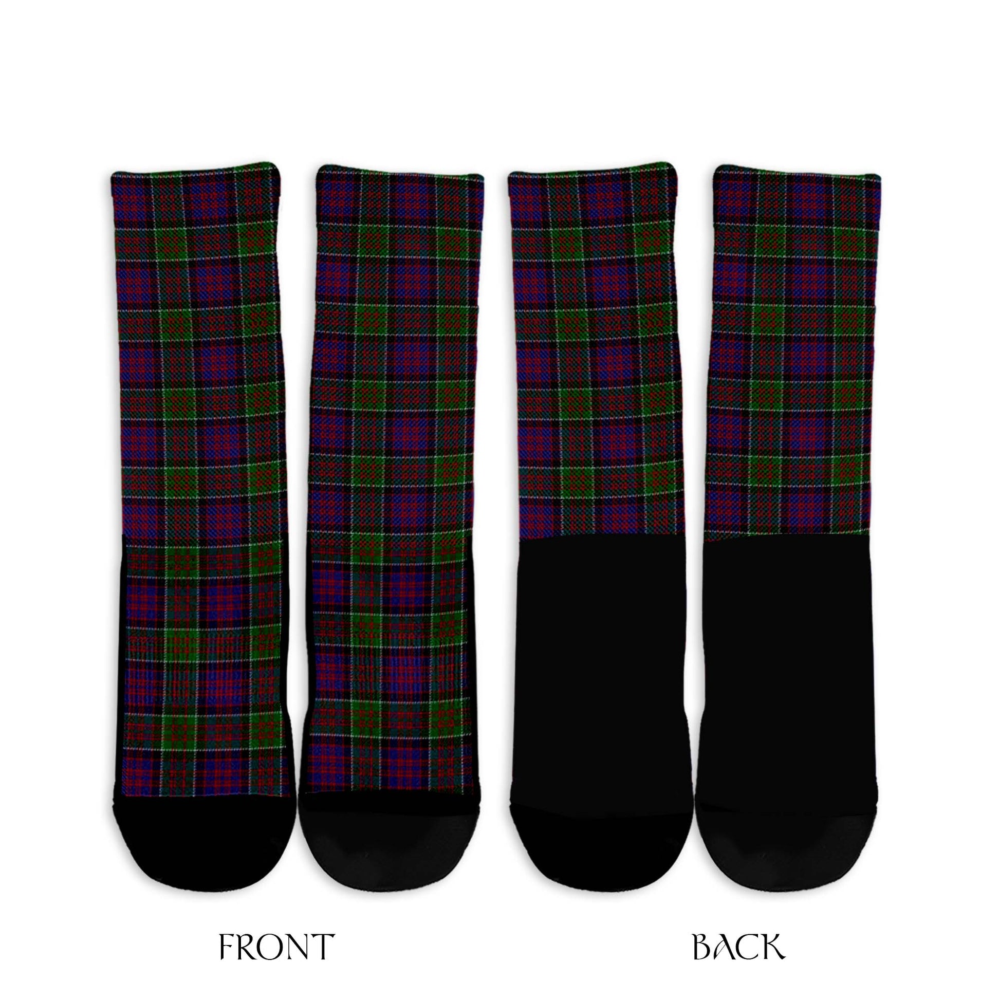 MacDonald of Clan Ranald Modern Tartan Crew Socks - Tartanvibesclothing