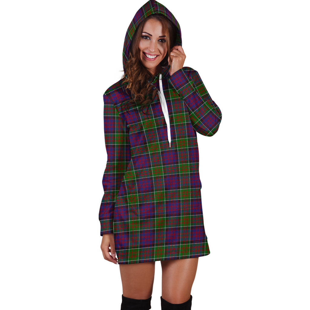 MacDonald of Clan Ranald Modern Tartan Hoodie Dress - Tartan Vibes Clothing