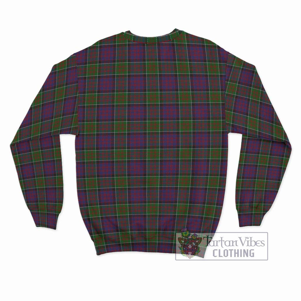 MacDonald of Clan Ranald Modern Tartan Sweatshirt with Family Crest DNA In Me Style - Tartanvibesclothing Shop