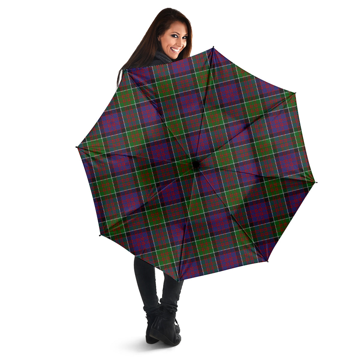 MacDonald of Clan Ranald Modern Tartan Umbrella - Tartanvibesclothing