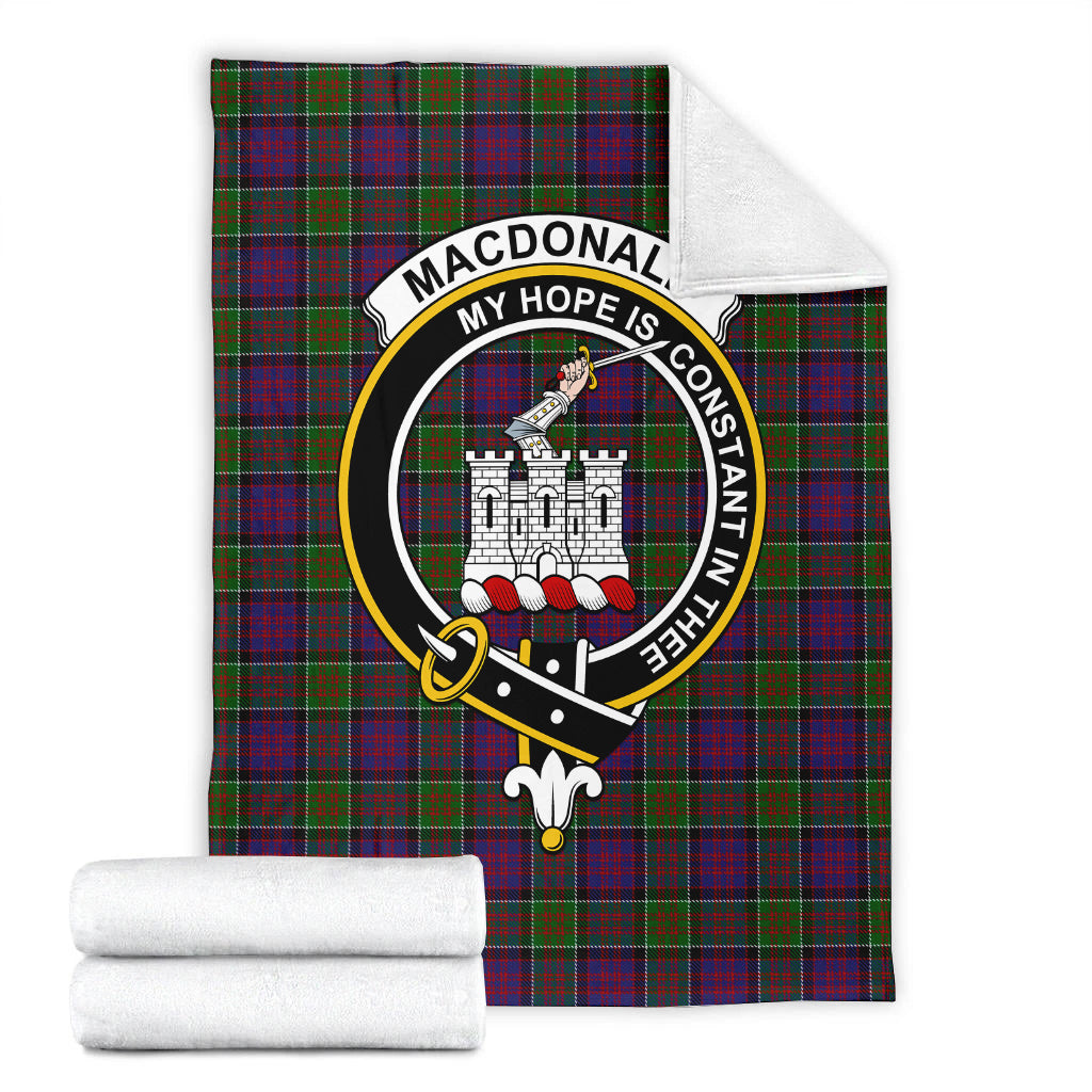 macdonald-of-clan-ranald-modern-tartab-blanket-with-family-crest