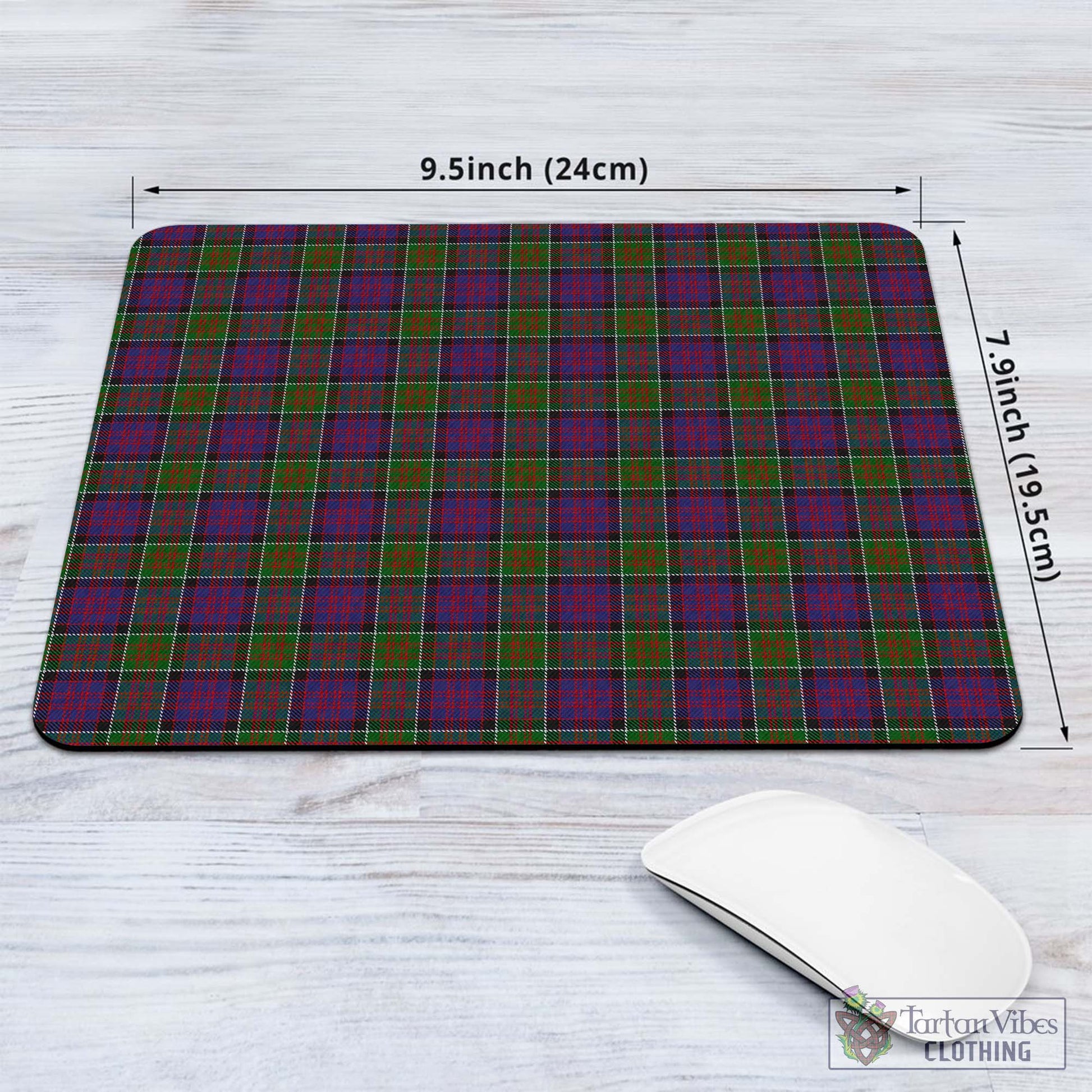 Tartan Vibes Clothing MacDonald of Clan Ranald Modern Tartan Mouse Pad