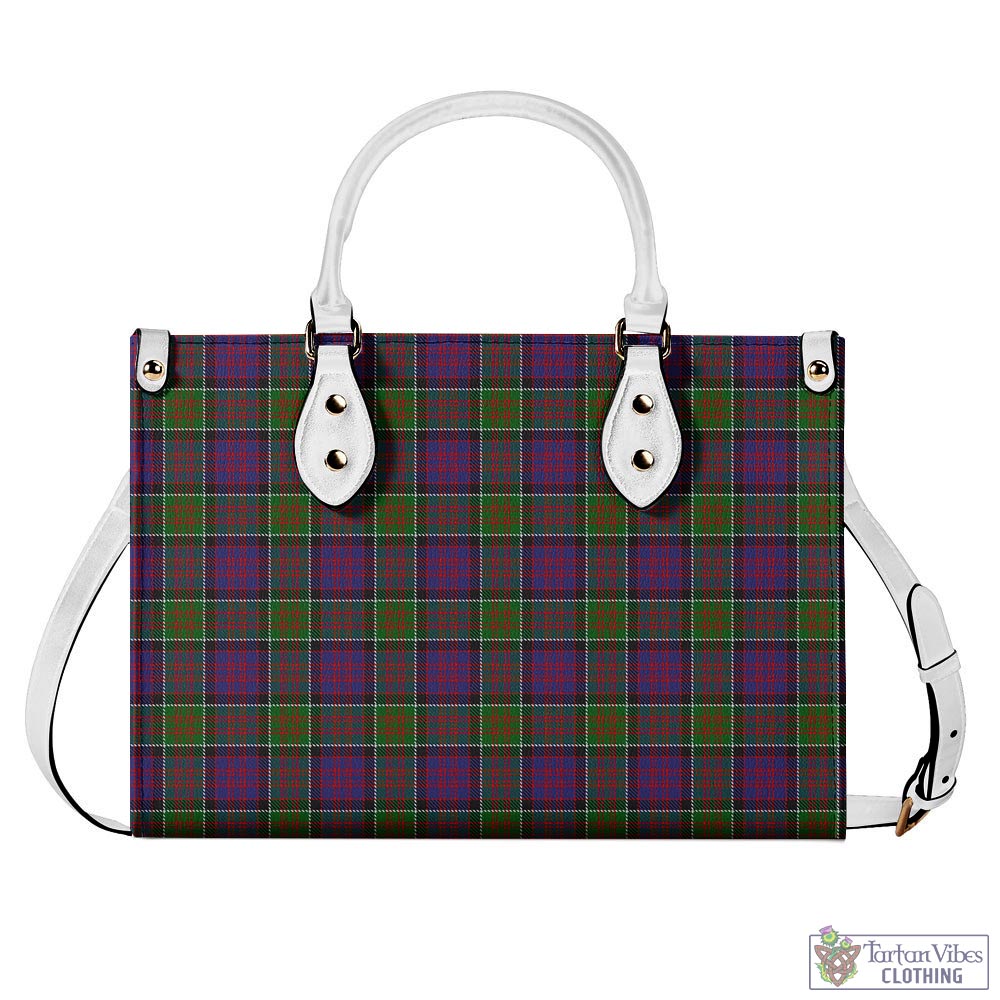 Tartan Vibes Clothing MacDonald of Clan Ranald Modern Tartan Luxury Leather Handbags