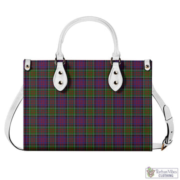 MacDonald of Clan Ranald Modern Tartan Luxury Leather Handbags