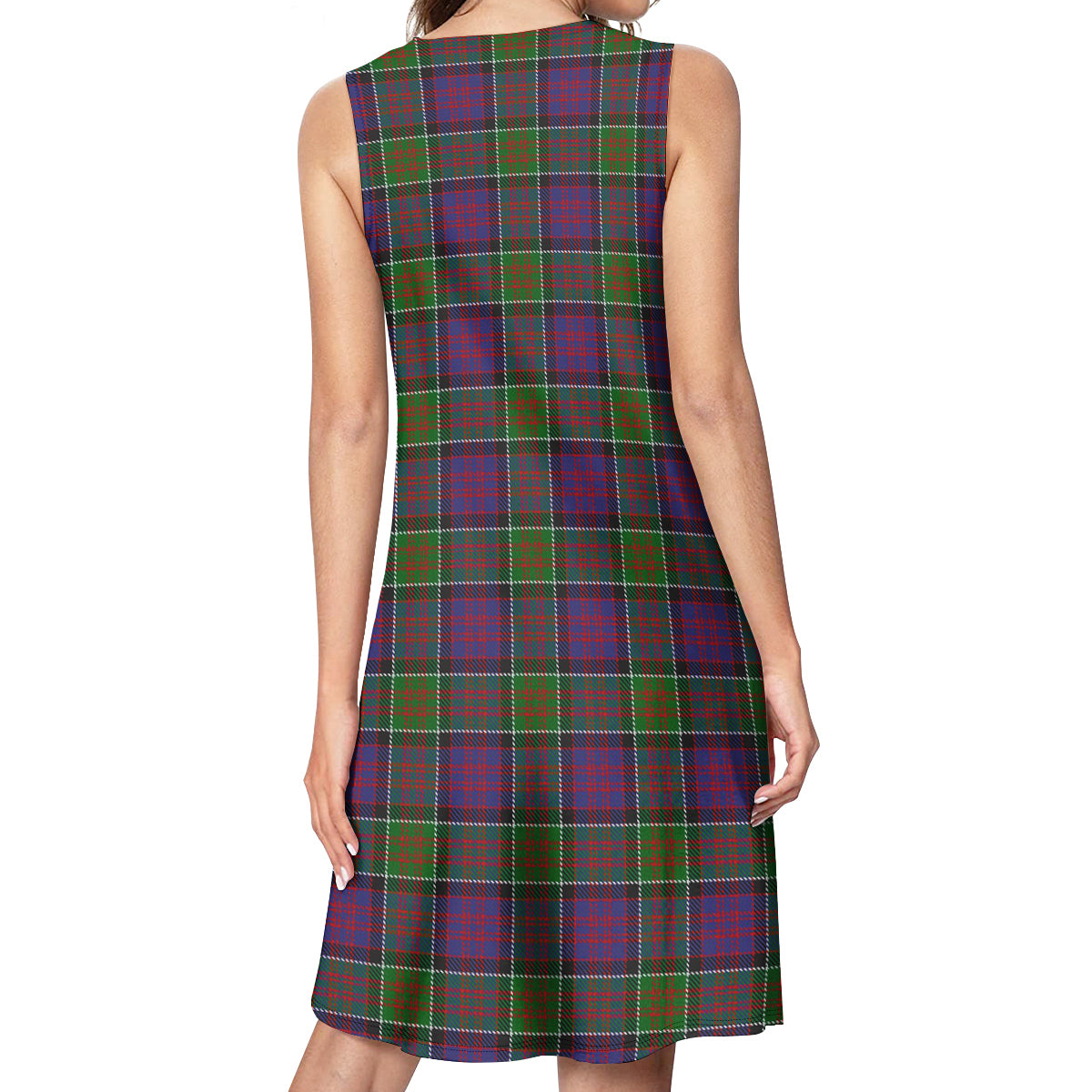 MacDonald of Clan Ranald Modern Tartan Womens Casual Dresses - Tartanvibesclothing