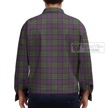 MacDonald of Clan Ranald Modern Tartan Unisex Lapel Cotton Jacket