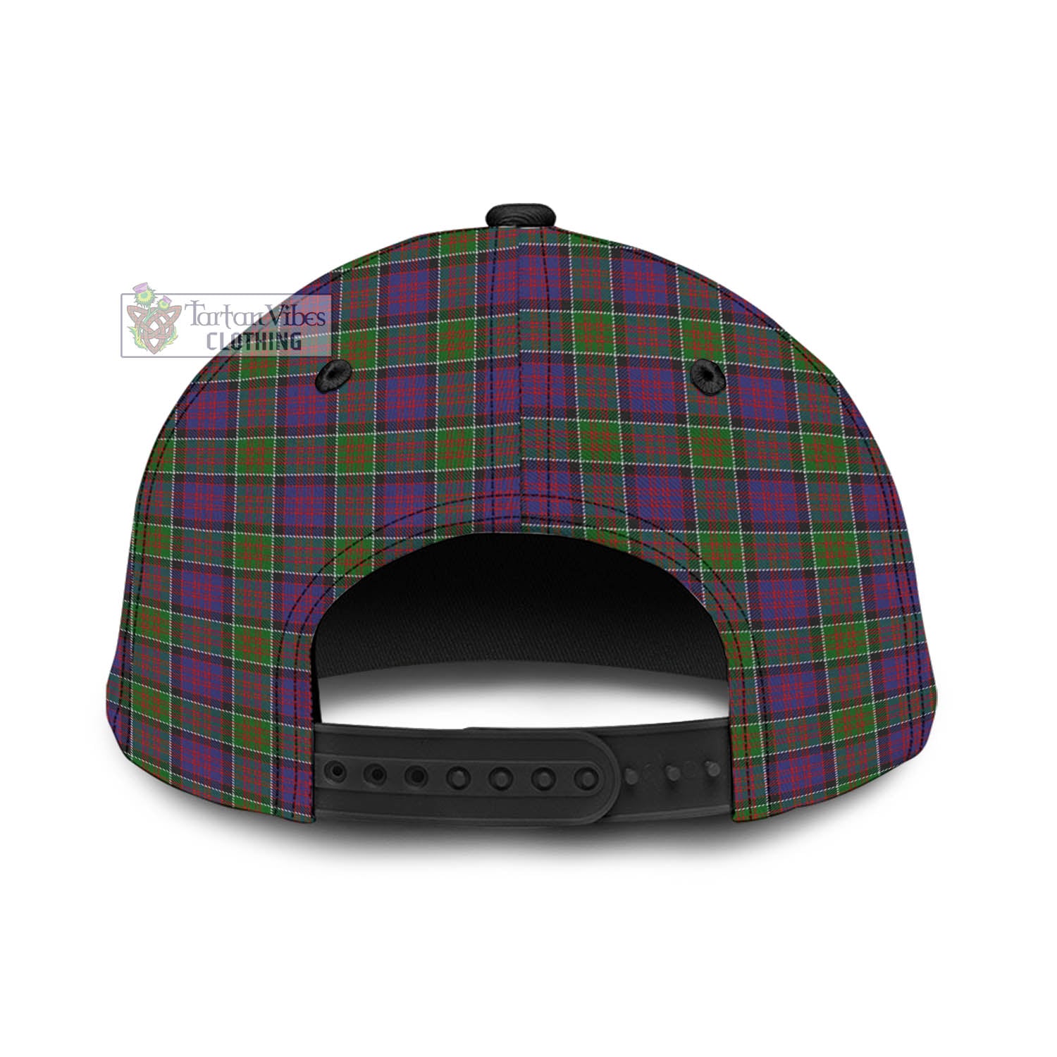 Tartan Vibes Clothing MacDonald of Clan Ranald Modern Tartan Classic Cap with Family Crest In Me Style