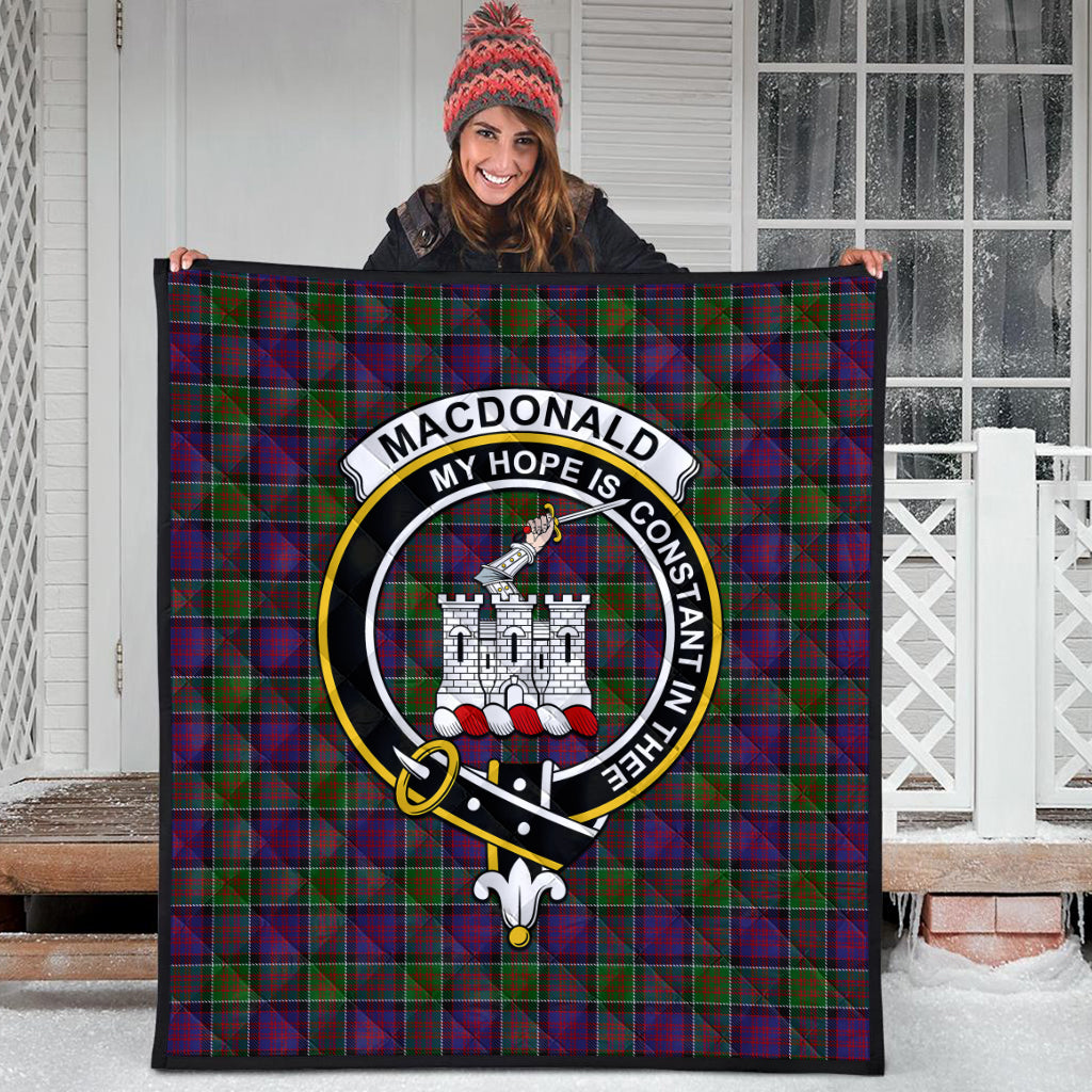 macdonald-of-clan-ranald-modern-tartan-quilt-with-family-crest