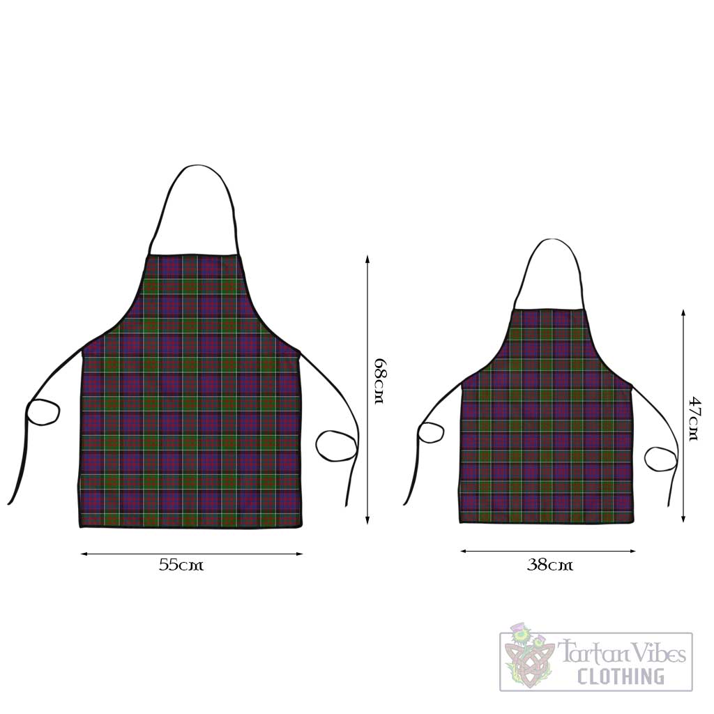 MacDonald of Clan Ranald Modern Tartan Apron Black L 55x68 cm - Tartan Vibes Clothing