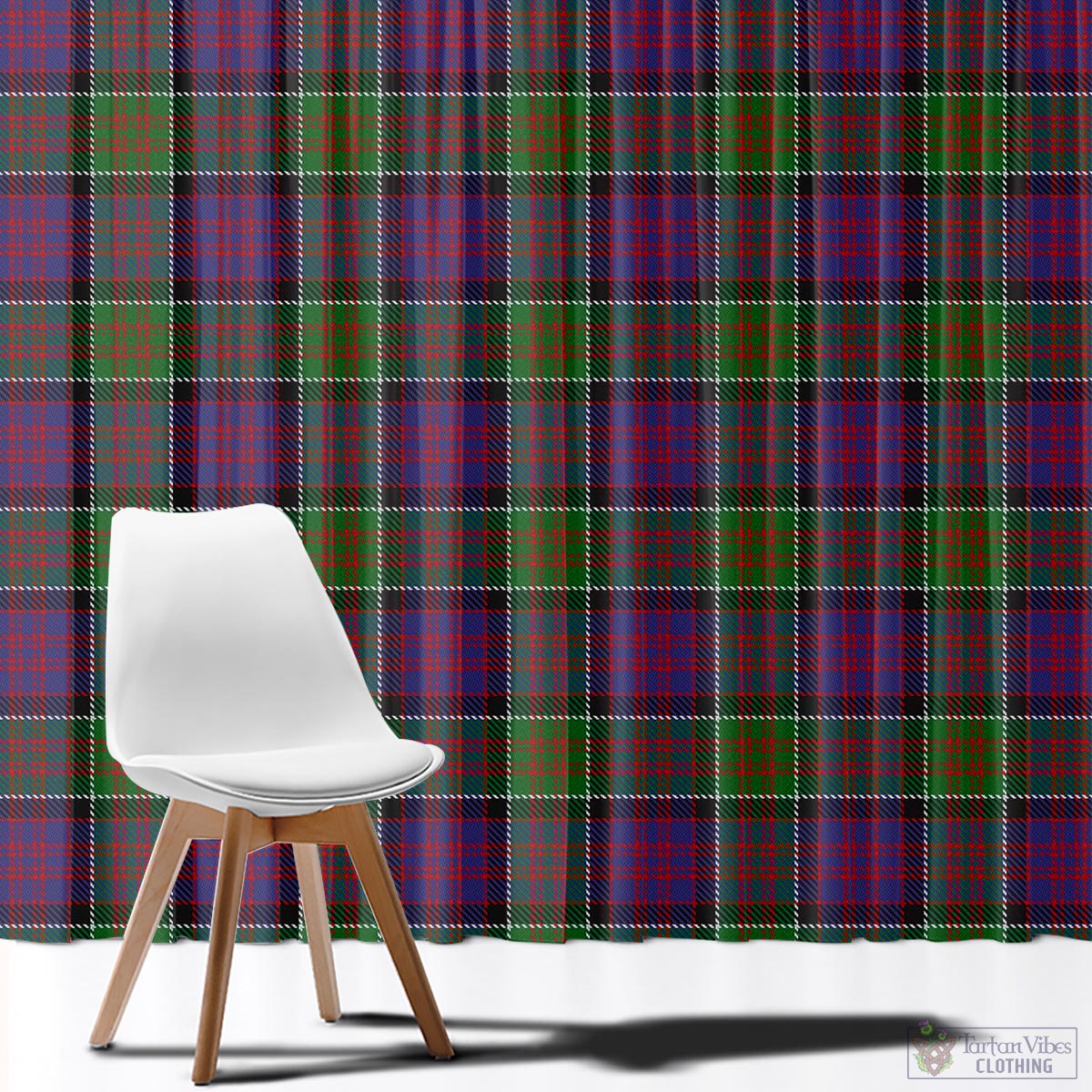 MacDonald of Clan Ranald Modern Tartan Window Curtain