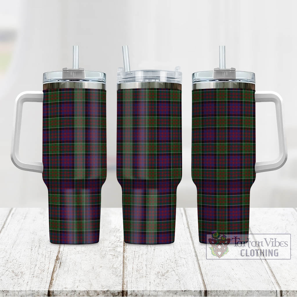 Tartan Vibes Clothing MacDonald of Clan Ranald Modern Tartan Tumbler with Handle