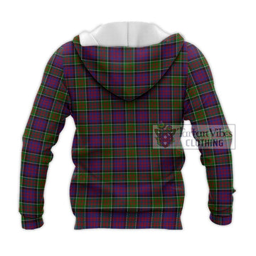 MacDonald of Clan Ranald Modern Tartan Knitted Hoodie with Family Crest DNA In Me Style