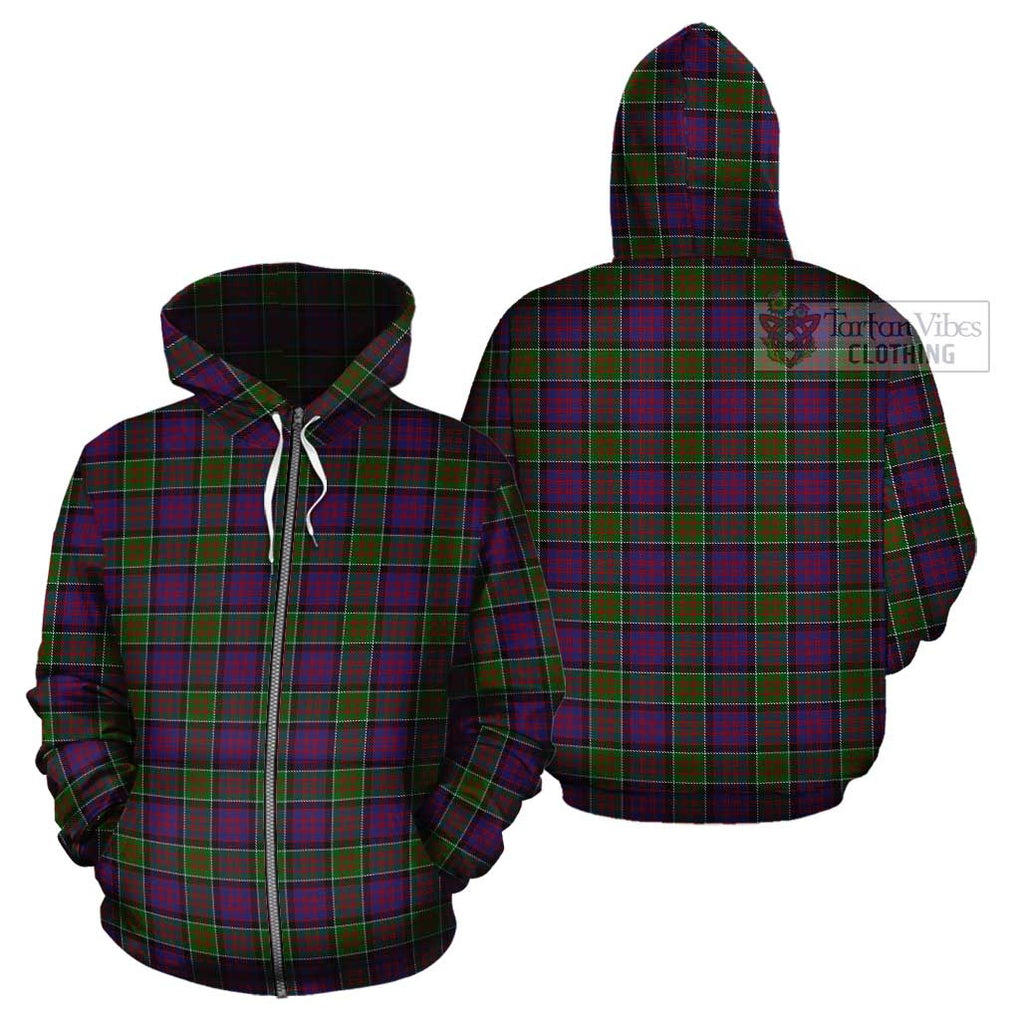 MacDonald of Clan Ranald Modern Tartan Cotton Hoodie Zip Hoodie - Tartan Vibes Clothing