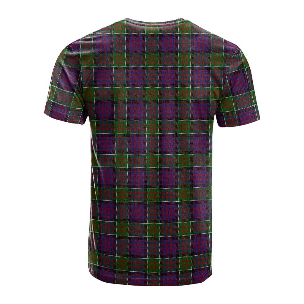 MacDonald of Clan Ranald Modern Tartan T-Shirt with Family Crest - Tartan Vibes Clothing