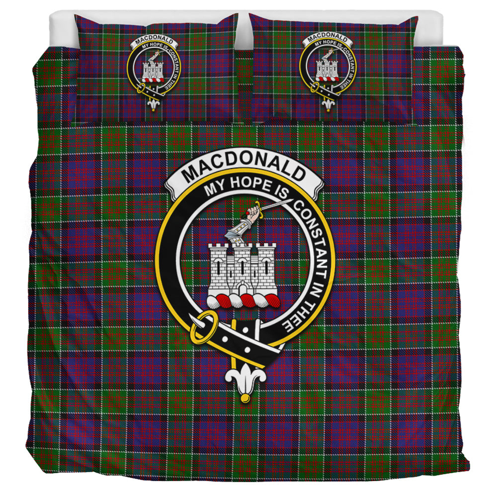 MacDonald of Clan Ranald Modern Tartan Bedding Set with Family Crest UK Bedding Set UK Super King 104*94 inch - Tartan Vibes Clothing