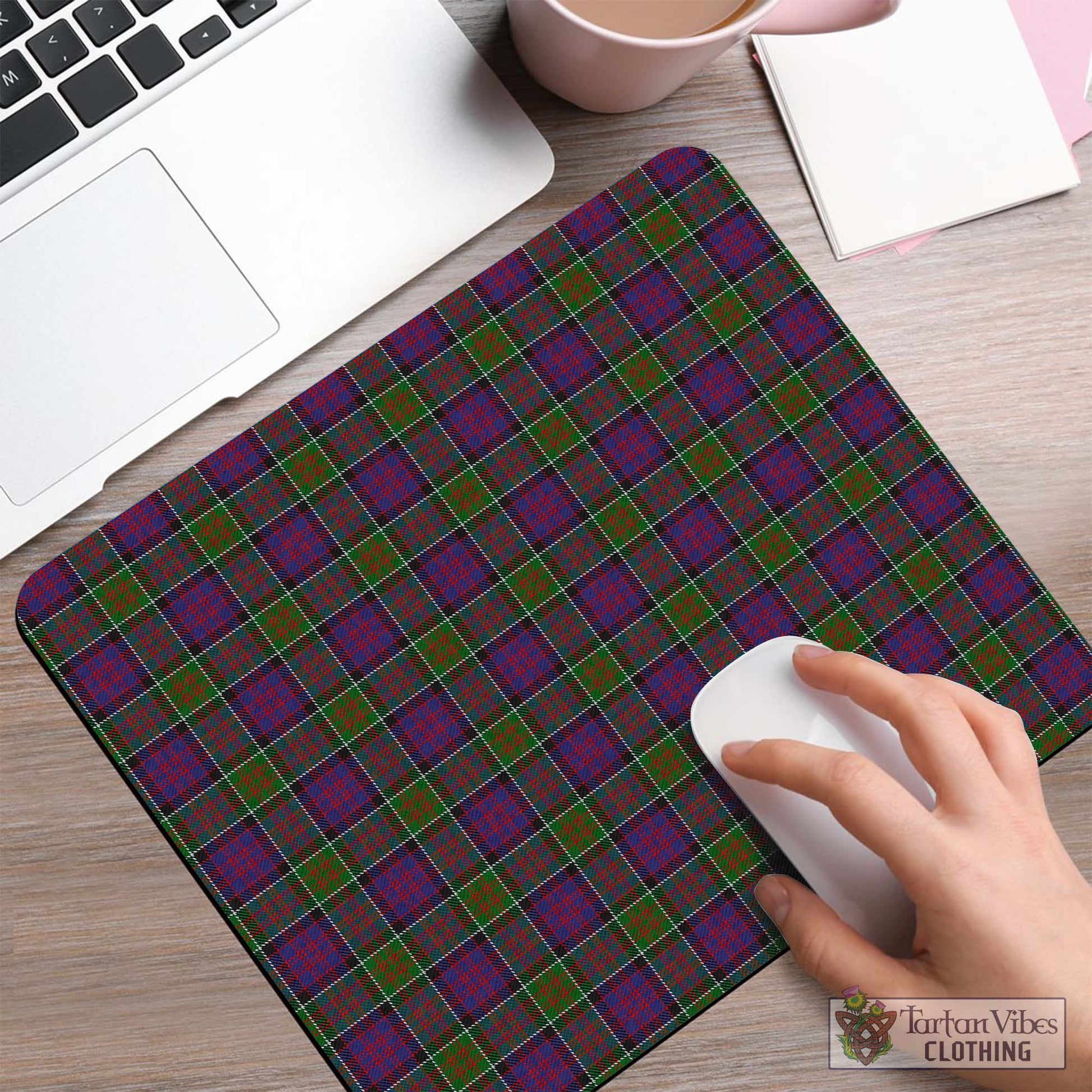 Tartan Vibes Clothing MacDonald of Clan Ranald Modern Tartan Mouse Pad