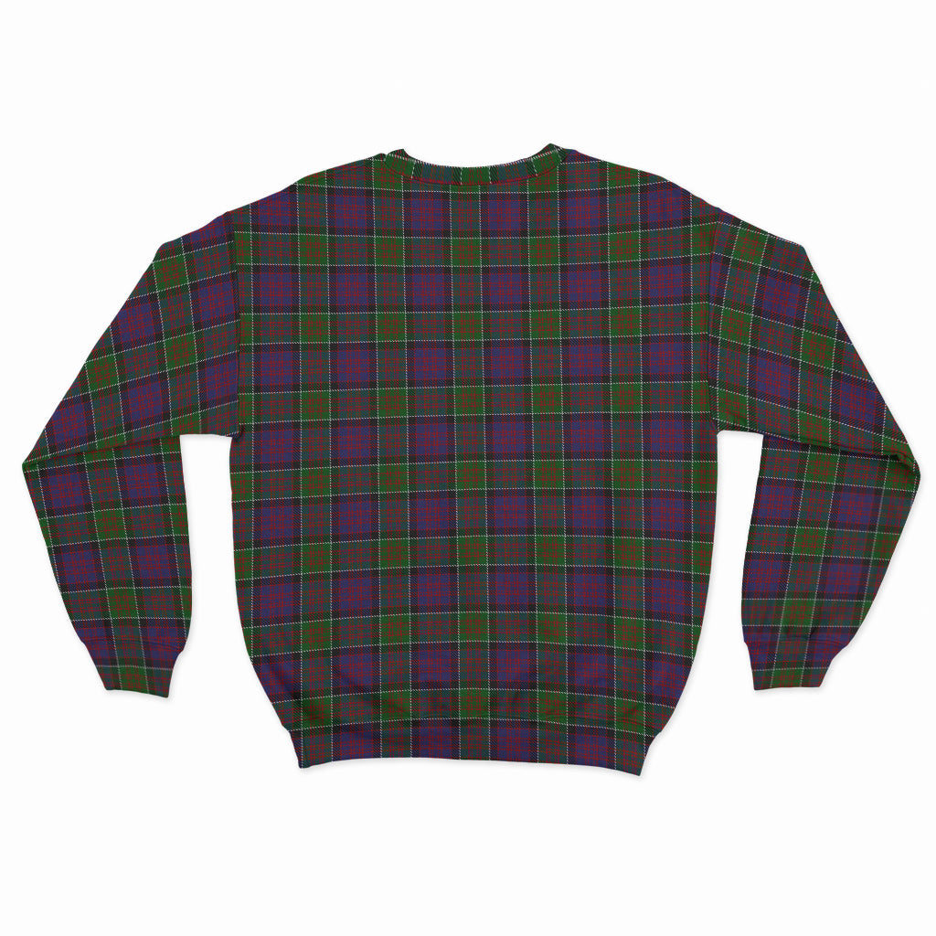 MacDonald of Clan Ranald Modern Tartan Sweatshirt with Family Crest - Tartan Vibes Clothing