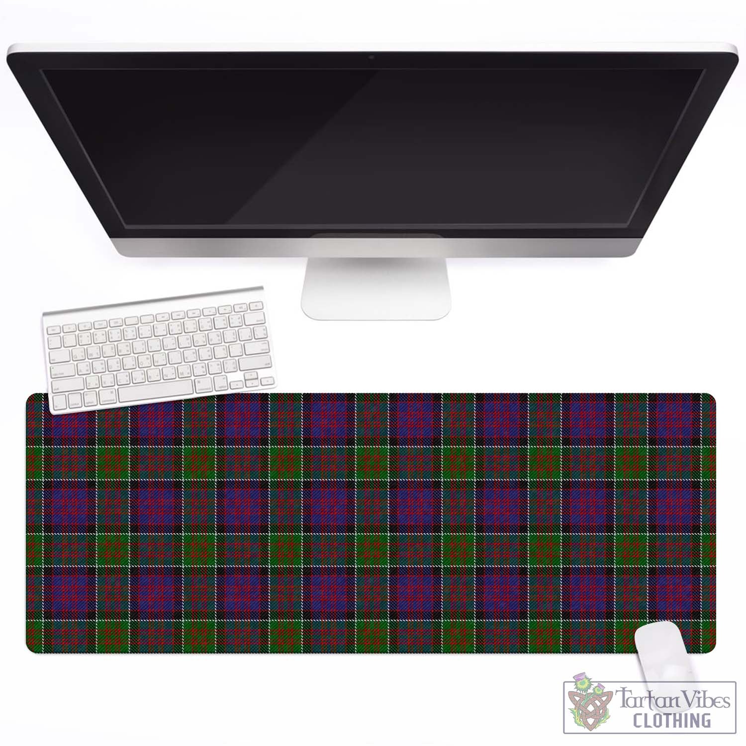 Tartan Vibes Clothing MacDonald of Clan Ranald Modern Tartan Mouse Pad