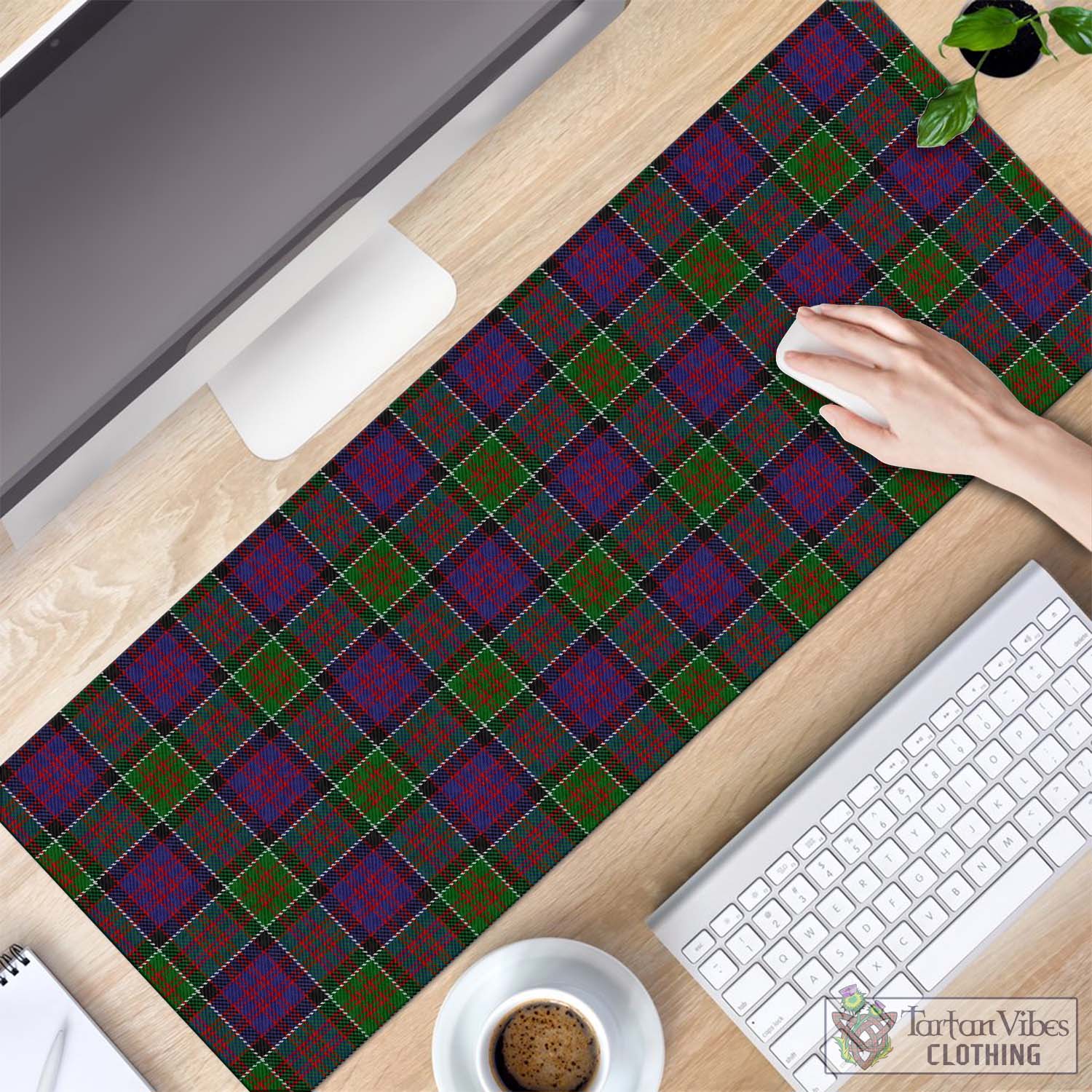 Tartan Vibes Clothing MacDonald of Clan Ranald Modern Tartan Mouse Pad