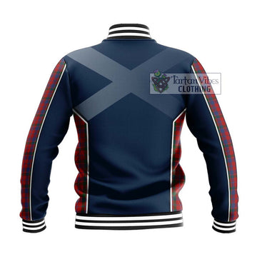 MacDonald of Glenaladale Tartan Baseball Jacket with Family Crest and Lion Rampant Vibes Sport Style