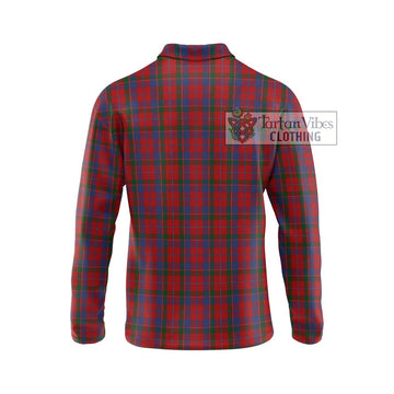 MacDonald of Glenaladale Tartan Long Sleeve Polo Shirt with Family Crest DNA In Me Style