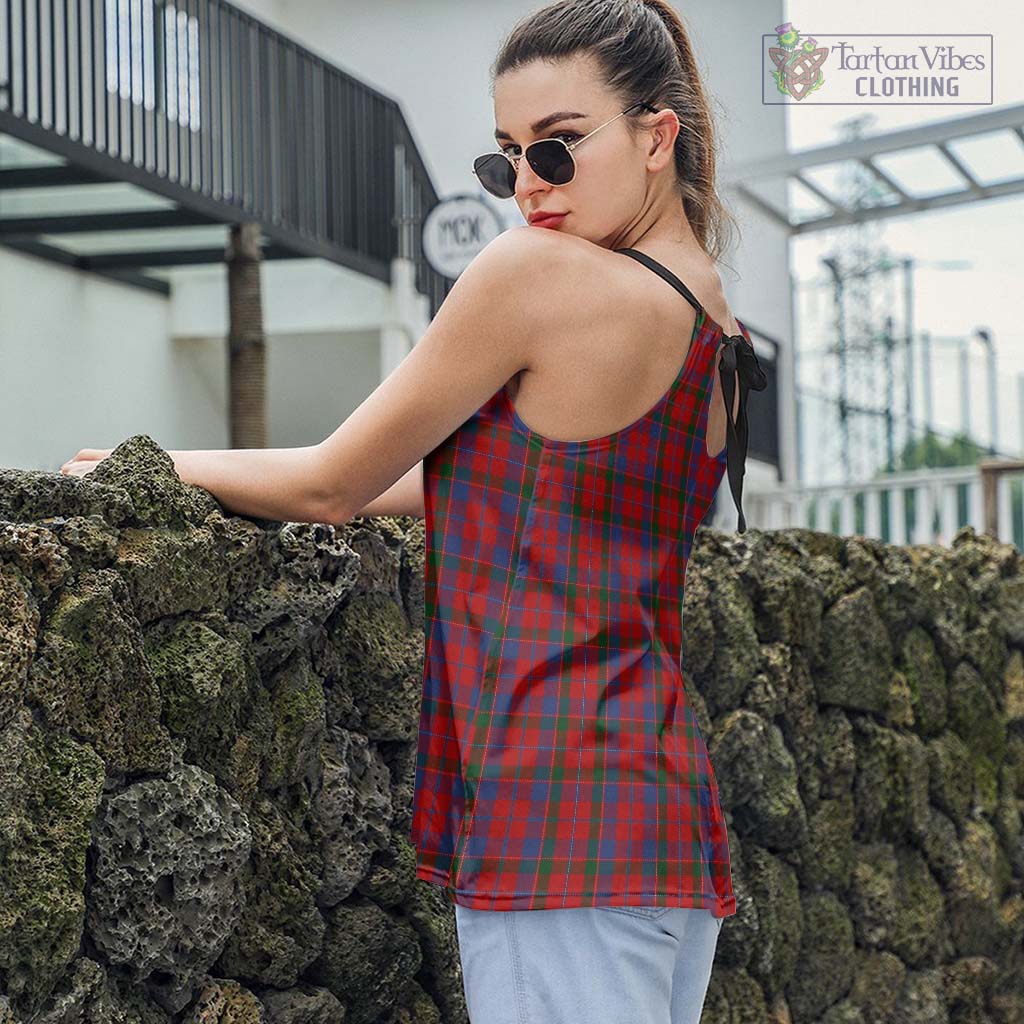 Tartan Vibes Clothing MacDonald of Glenaladale Tartan Loose Halter Neck Camisole