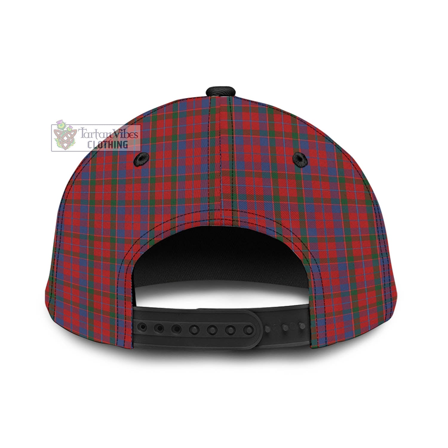 Tartan Vibes Clothing MacDonald of Glenaladale Tartan Classic Cap with Family Crest In Me Style