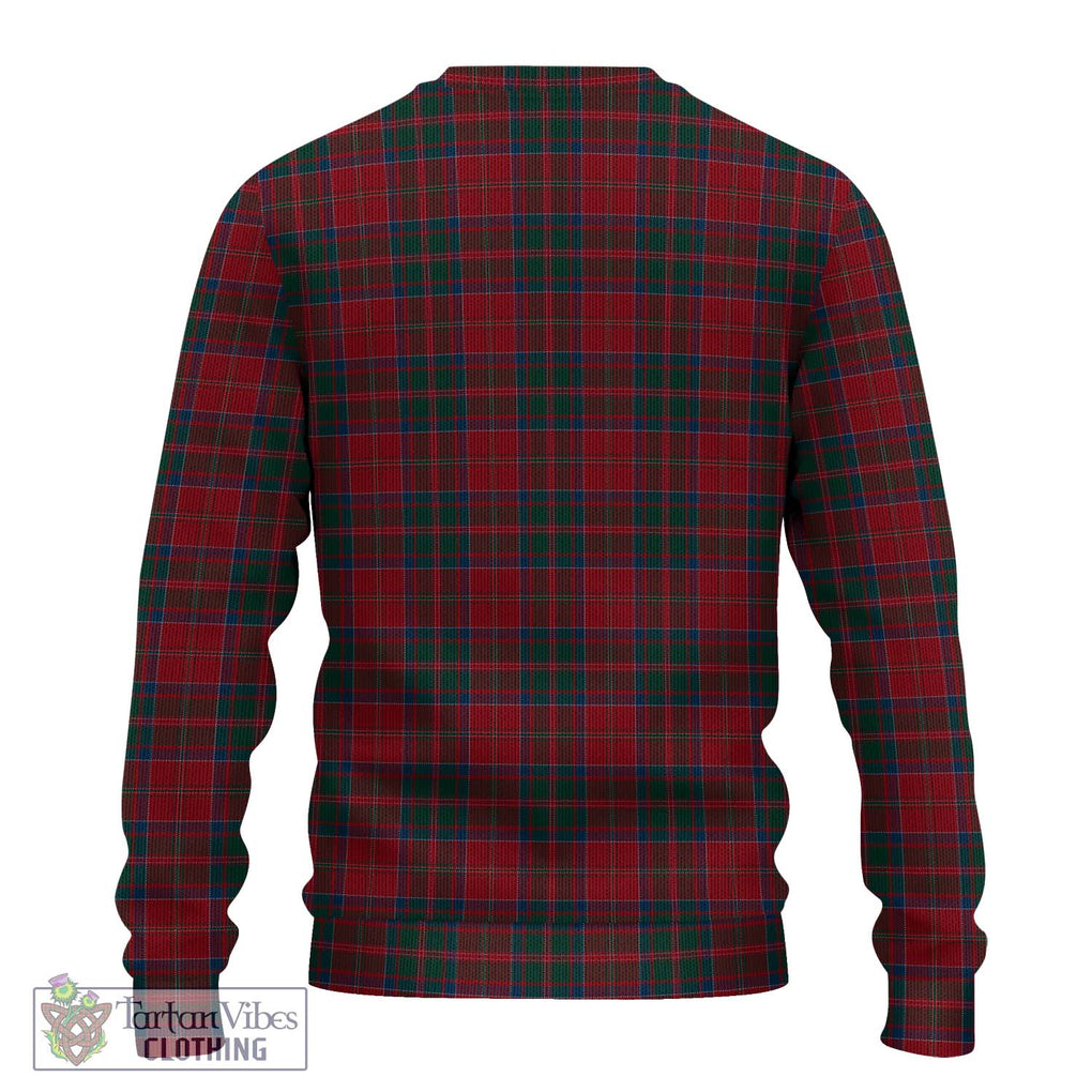 MacDonald (McDonald) of Glencoe Tartan Knitted Sweater with Family Crest DNA In Me Style - Tartanvibesclothing Shop