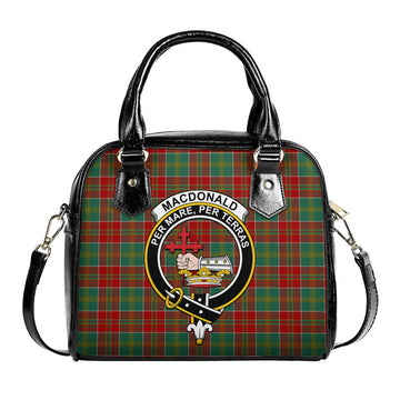 MacDonald of Kingsburgh Tartan Shoulder Handbags with Family Crest