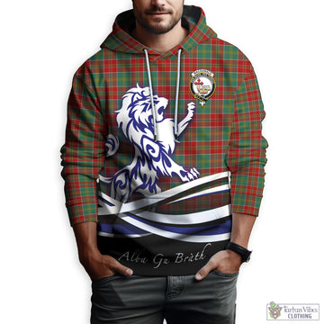 MacDonald of Kingsburgh Tartan Hoodie with Alba Gu Brath Regal Lion Emblem