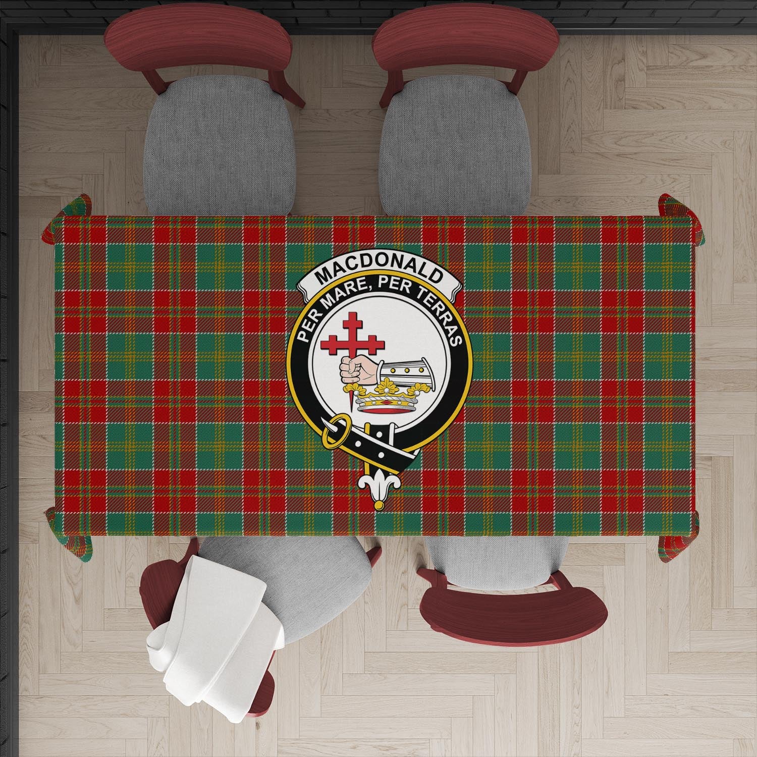 macdonald-of-kingsburgh-tatan-tablecloth-with-family-crest