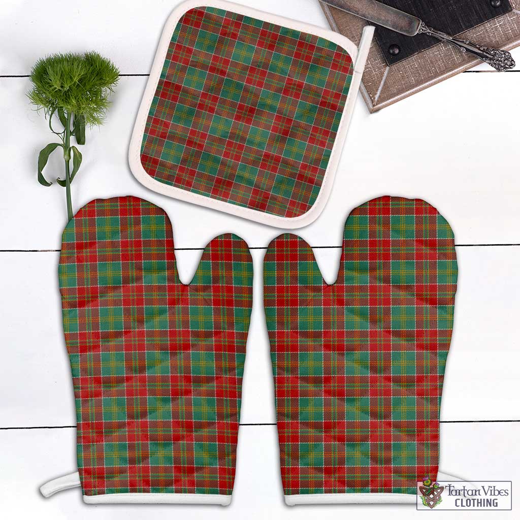 MacDonald of Kingsburgh Tartan Combo Oven Mitt & Pot-Holder Combo 1 Oven Mitt & 1 Pot-Holder White - Tartan Vibes Clothing