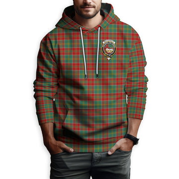 MacDonald of Kingsburgh Tartan Hoodie with Family Crest