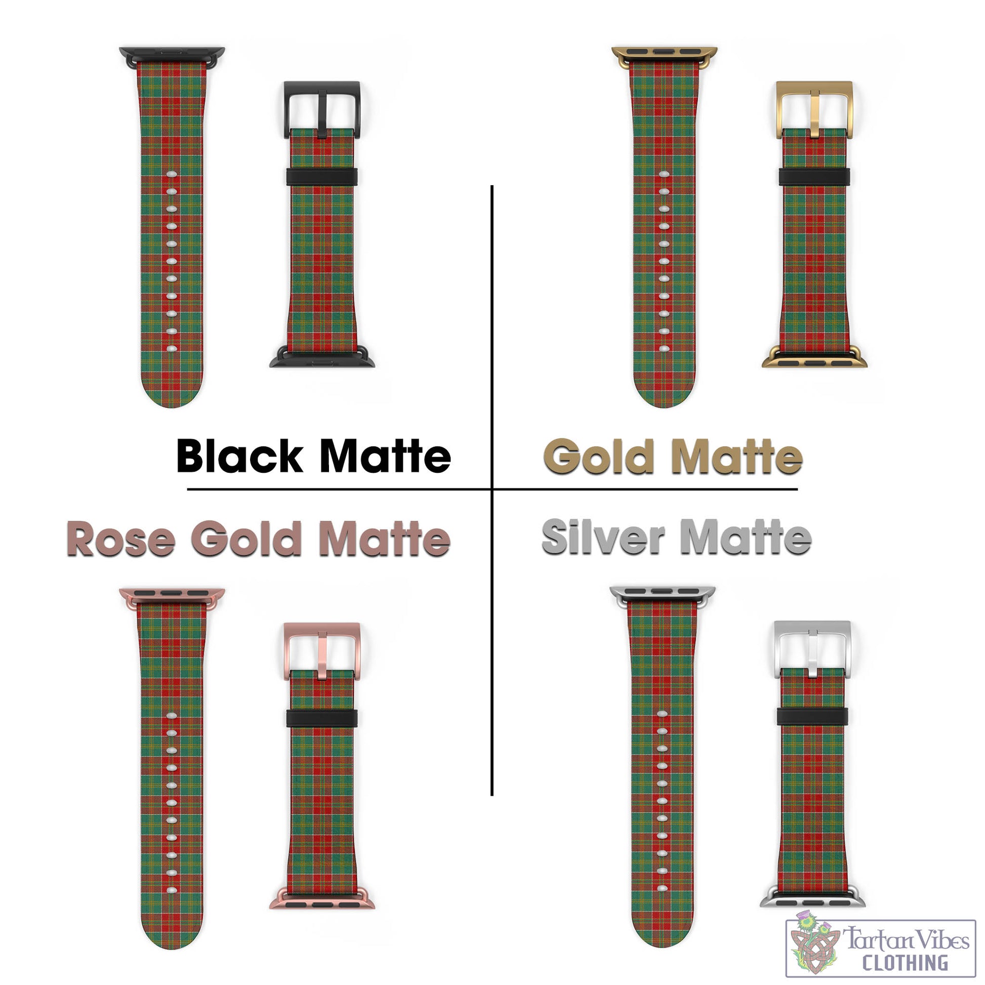 Tartan Vibes Clothing MacDonald of Kingsburgh Tartan Watch Band