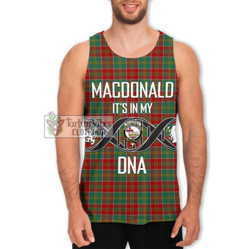 MacDonald of Kingsburgh Tartan Men's Tank Top with Family Crest DNA In Me Style