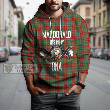 MacDonald of Kingsburgh Tartan Hoodie with Family Crest DNA In Me Style