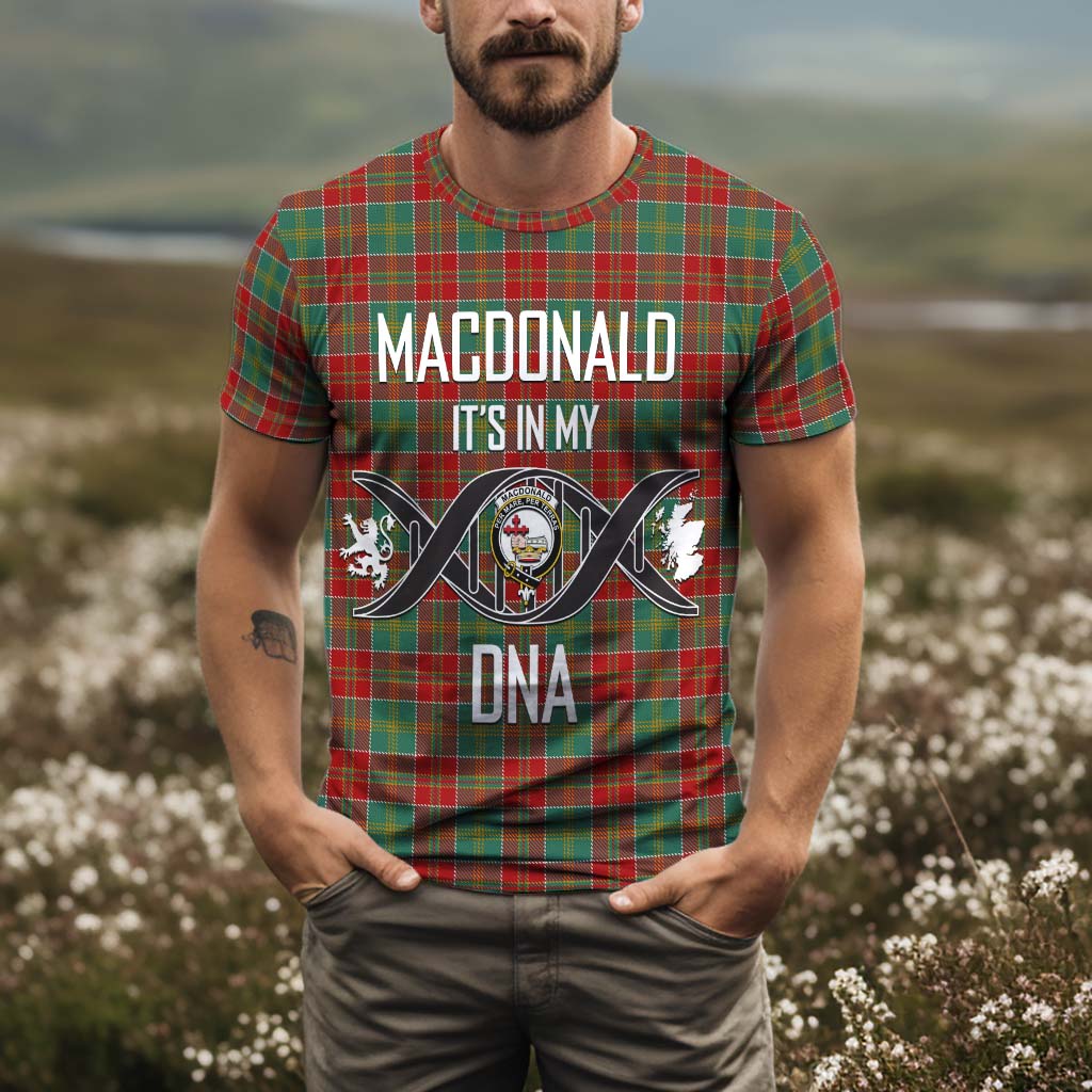 MacDonald of Kingsburgh Tartan T-Shirt with Family Crest DNA In Me Style Kid's Shirt - Tartan Vibes Clothing