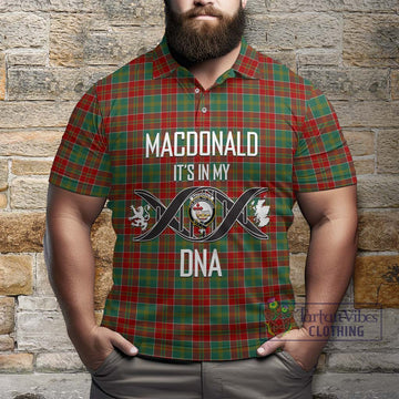 MacDonald of Kingsburgh Tartan Polo Shirt with Family Crest DNA In Me Style