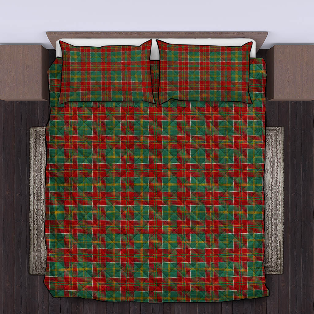 MacDonald of Kingsburgh Tartan Quilt Bed Set King - Tartan Vibes Clothing