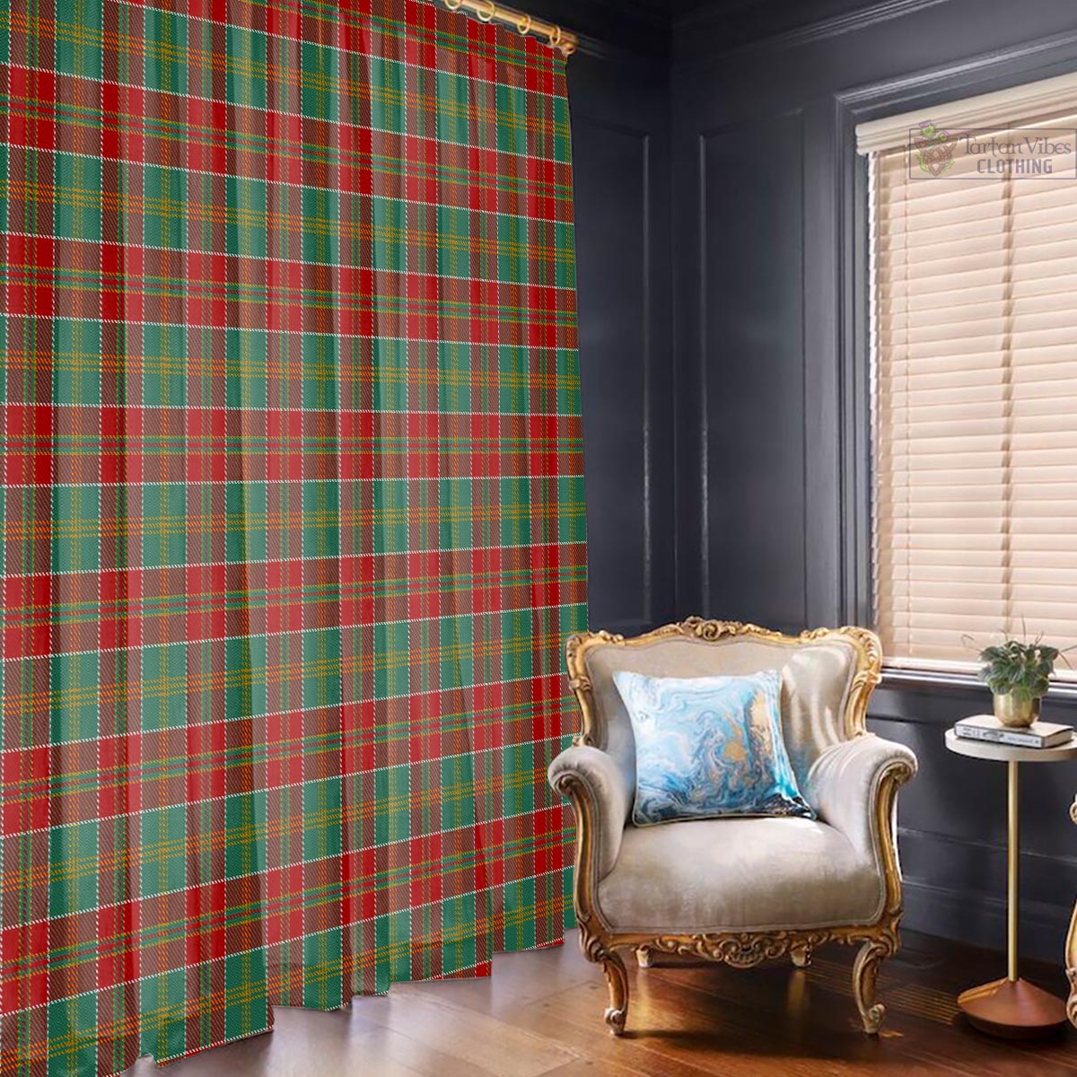 MacDonald of Kingsburgh Tartan Window Curtain