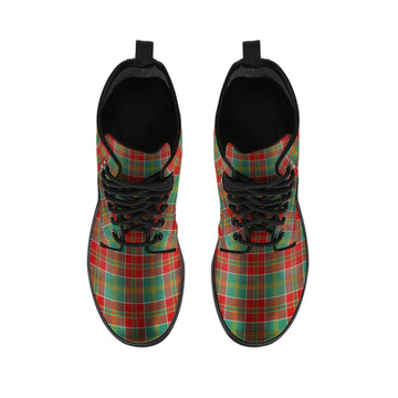 MacDonald of Kingsburgh Tartan Leather Boots