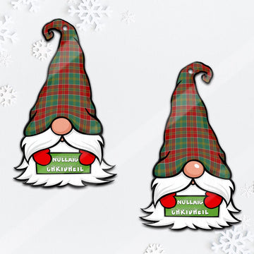 MacDonald of Kingsburgh Gnome Christmas Ornament with His Tartan Christmas Hat