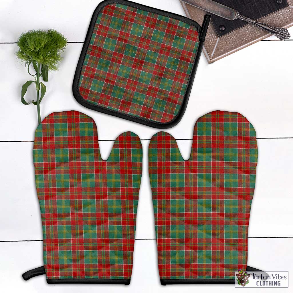 MacDonald of Kingsburgh Tartan Combo Oven Mitt & Pot-Holder Combo 1 Oven Mitt & 1 Pot-Holder Black - Tartan Vibes Clothing